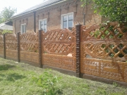 "Бут №2" доломит -2шт + "Готика" доломит низ-1шт + столб 2,2 кор лак + бардюр