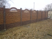 "Бут" листопад(верх-1,низ-2) + "бут коричневый (низ-1) + столб 2,7 коричневый