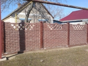 Фагот коричневый + столб 2,2 коричневый лак